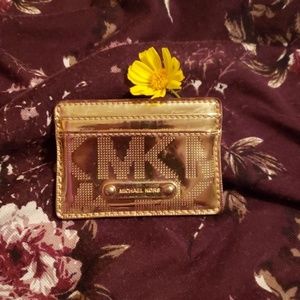 Gold Michael Kors Cardholder